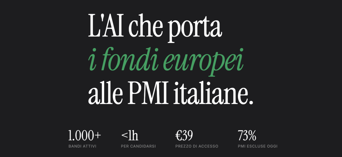 Bandobuilder.it: Arriva La Prima Piattaforma Ai Italiana Per Vincere Bandi Europei, Nazionali E Regionali.