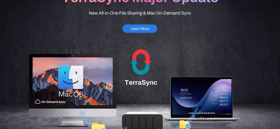 Terramaster Terrasync sincronizzazione dati Mac
