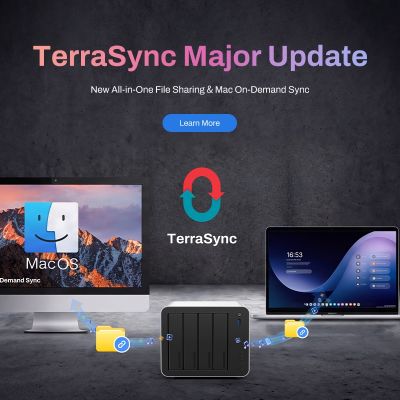 Terramaster Terrasync sincronizzazione dati Mac